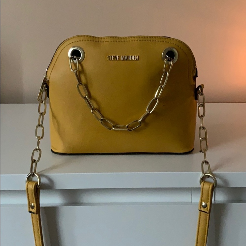Yellow Steve Madden cross body Bag